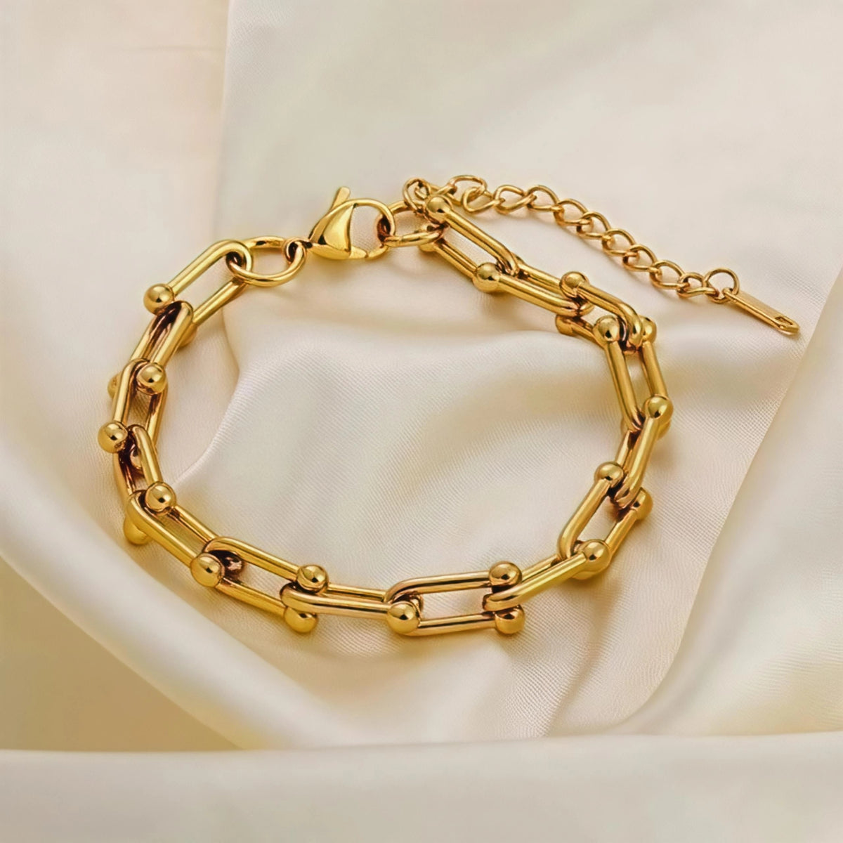 Bar Link Stainless Steel Bracelet