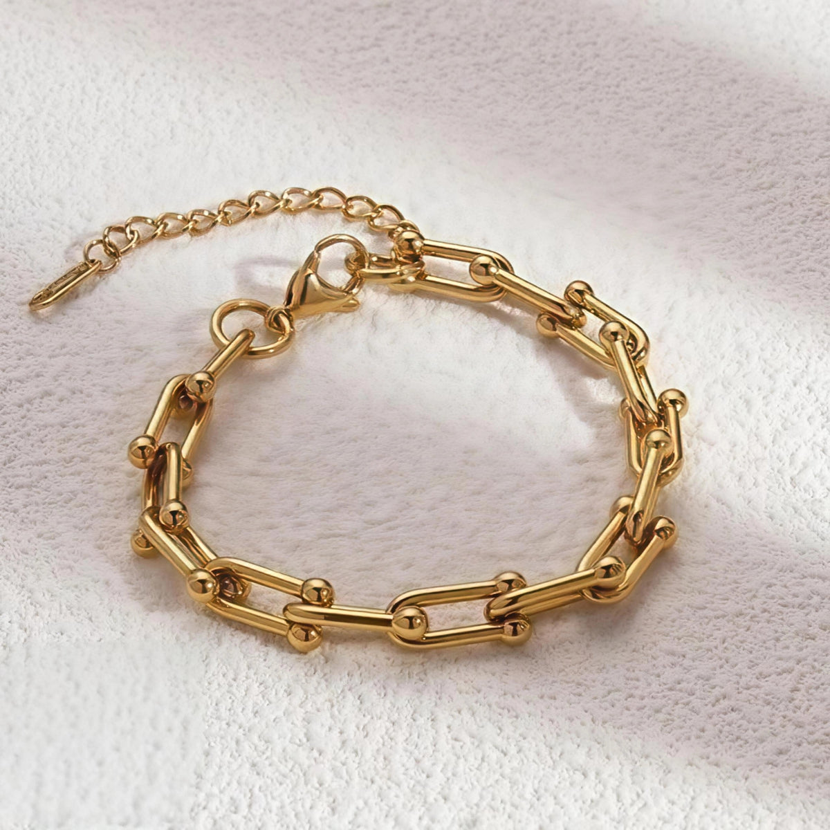 Bar Link Stainless Steel Bracelet