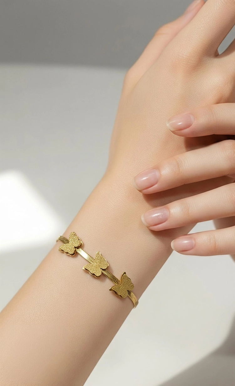 Butterfly Mesh Stainless Steel Bracelet